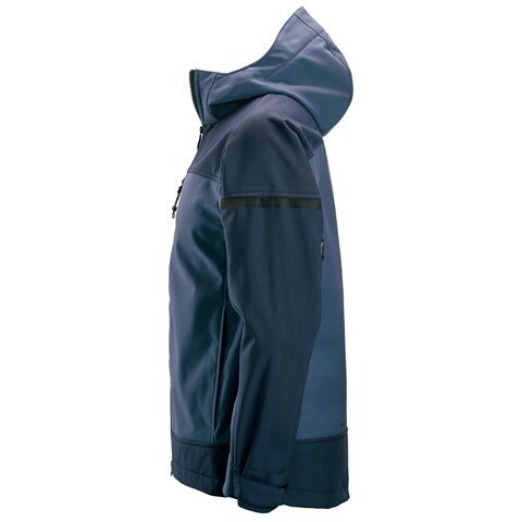 SNICKERS WORKWEAR 1226 elastīga softshell jaka ar kapuci, zila 3 SNICKERS WORKWEAR 1226 elastīga softshell jaka ar kapuci, zila 3