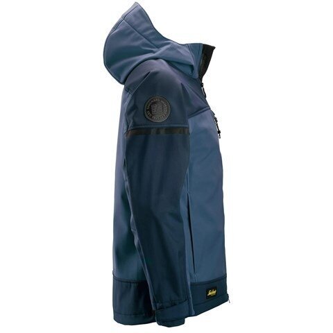 SNICKERS WORKWEAR 1226 elastīga softshell jaka ar kapuci, zila 2