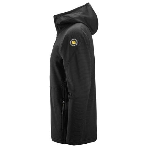 SNICKERS WORKWEAR BodyMapping 9420 kapučjakas, melnas 2 SNICKERS WORKWEAR BodyMapping 9420 kapučjakas, melnas 2