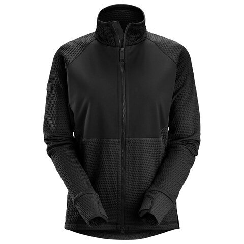 SNICKERS WORKWEAR FlexiWork 8407 flīsa džemperis sievietēm, melns
