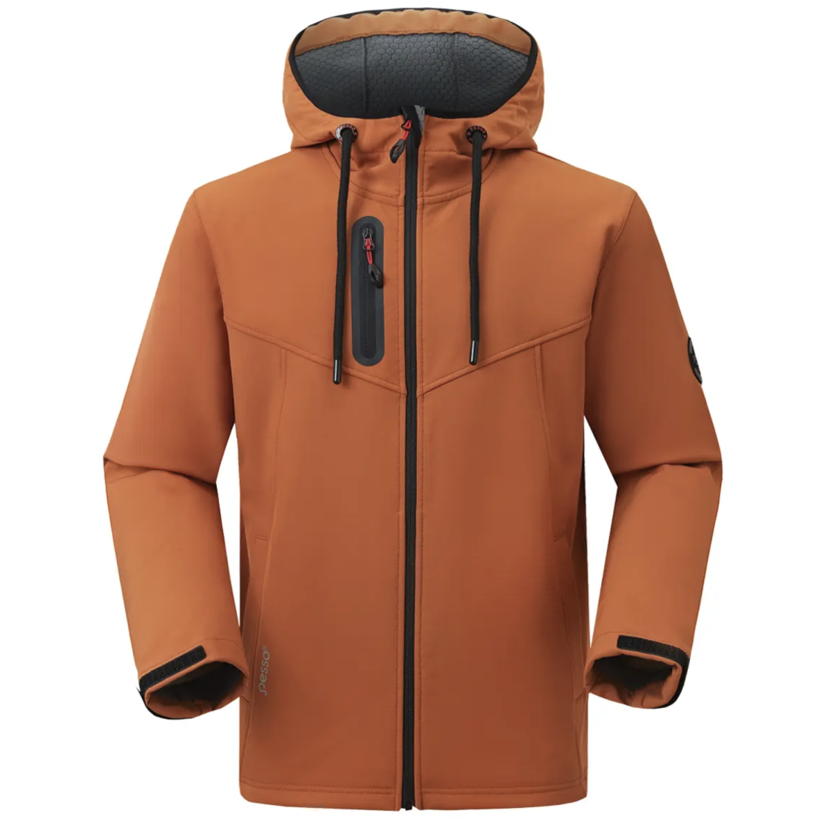 Softshell jaka Pesso LEO_BR, brūna