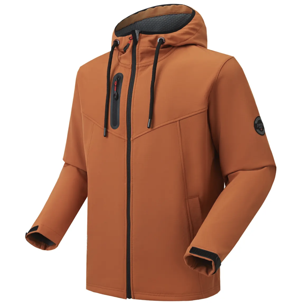 Softshell jaka Pesso LEO_BR, brūna 4