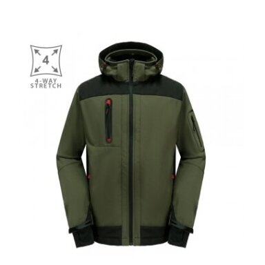 Softshell striukė Pesso Acropolis, chaki Softshell striukė Pesso Acropolis, chaki