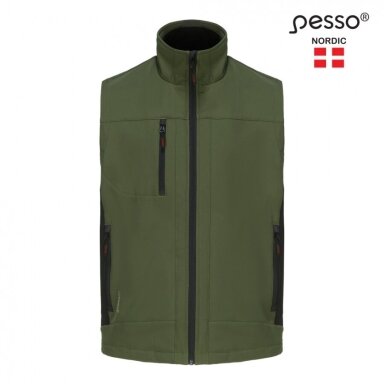 Softshell Pesso veste SOFT, zaļa