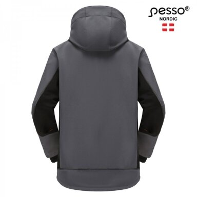 Softshell demisezoninė striukė Pesso Orion su TPU membrana, pilka Softshell demisezoninė striukė Pesso Orion su TPU membrana, pilka
