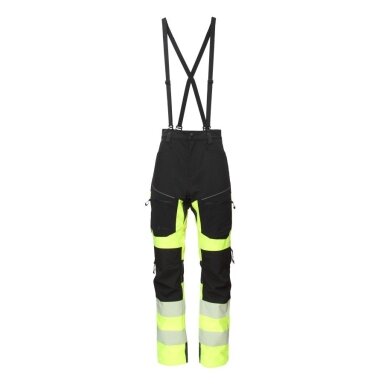Softshell bikses BoSafety WB-LANDO-C1-0204 ar atstarojošām svītrām