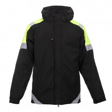 Silta ATLANTA ūdensizturīga, ūdensizturīga un elpojoša Softshell jaka, melna