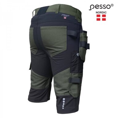 Šortai Pesso Titan Flexpro KB125Z ,žali