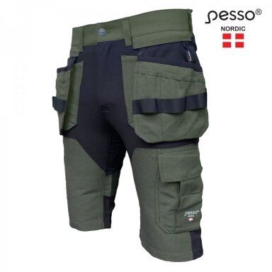Šorti Pesso Titan Flexpro KB125Z, zaļi