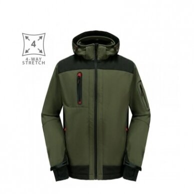 Softshell striukė Pesso Acropolis, chaki