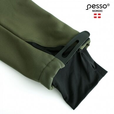 Softshell striukė Pesso Acropolis, chaki 4 Softshell striukė Pesso Acropolis, chaki 4
