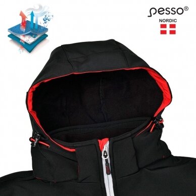 Softshell jaka Pesso Acropolis, melna 4 Softshell jaka Pesso Acropolis, melna 4