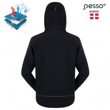 Softshell jaka Pesso Acropolis, melna 3 Softshell jaka Pesso Acropolis, melna 3
