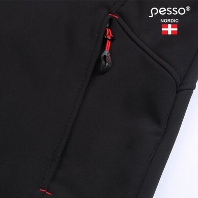 Softshell jaka Pesso Atlanta, melna 8 Softshell jaka Pesso Atlanta, melna 8