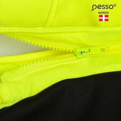 Softshell jaka Pesso PALERMO HI-VIS, labi redzama dzeltena 6 Softshell jaka Pesso PALERMO HI-VIS, labi redzama dzeltena 6