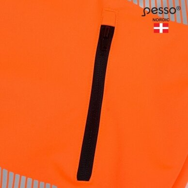 Softshell striukė Pesso PALERMO HI-VIS, ryškaus matomumo oranžinė 8 Softshell striukė Pesso PALERMO HI-VIS, ryškaus matomumo oranžinė 8