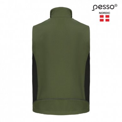 Softshell Pesso liemenė SOFT_OG, žalia 2 Softshell Pesso liemenė SOFT_OG, žalia 2