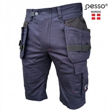 Šortai PESSO stretch KS215M, mėlyni Šortai PESSO stretch KS215M, mėlyni