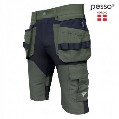Šorti Pesso Titan Flexpro KB125Z, zaļi Šorti Pesso Titan Flexpro KB125Z, zaļi