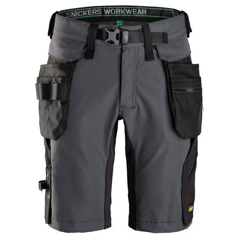 Šorti SNICKERS WORKWEAR FlexiWork 6172, tumši pelēki