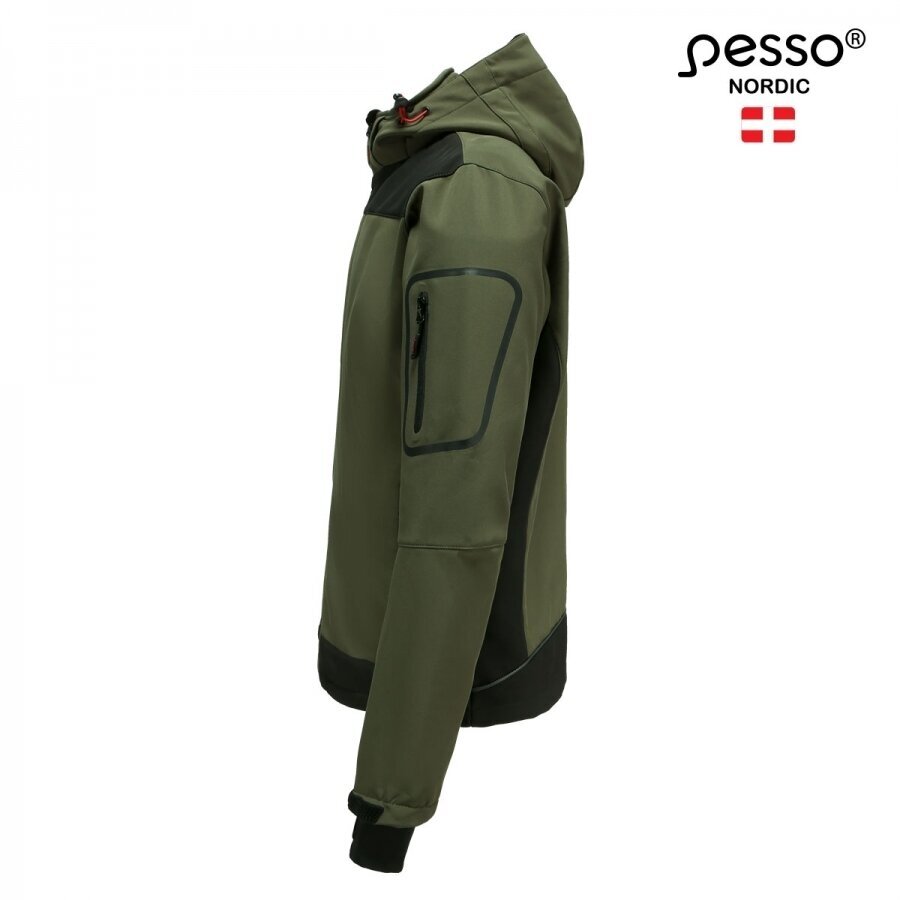 Softshell striukė Pesso Acropolis, chaki 3 Softshell striukė Pesso Acropolis, chaki 3