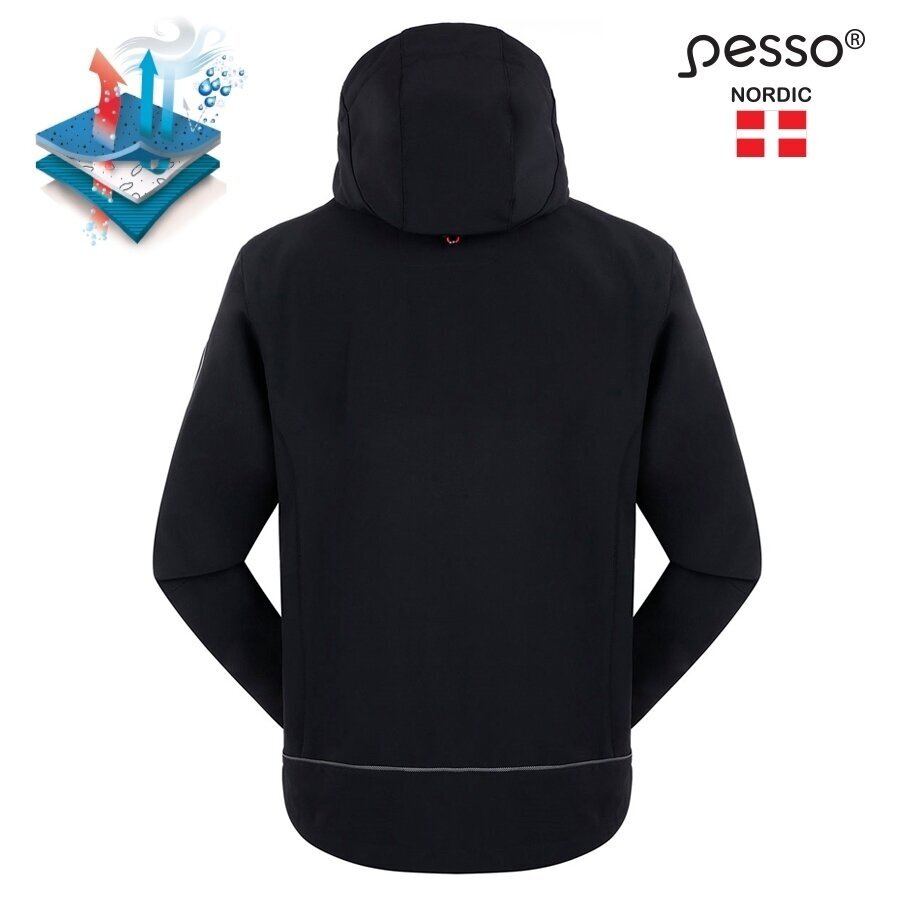 Softshell jaka Pesso Acropolis, melna 2