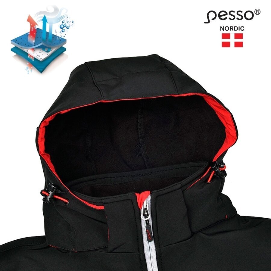 Softshell jaka Pesso Acropolis, melna 4