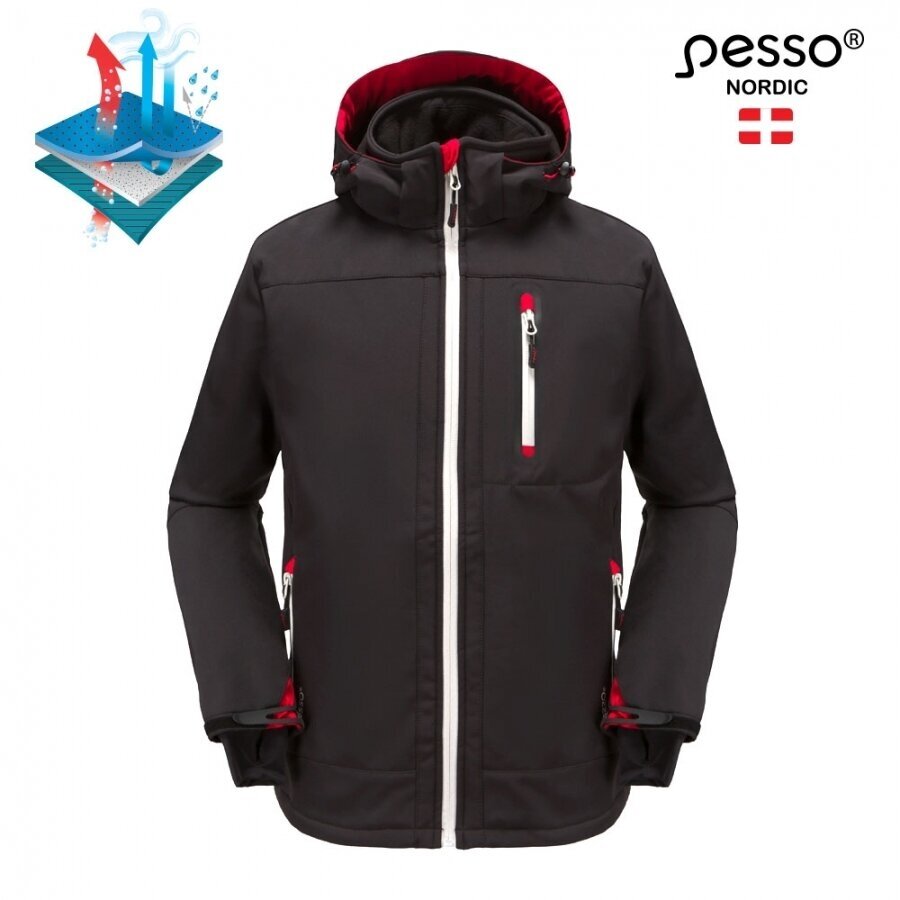 Softshell jaka Pesso Acropolis, melna 1
