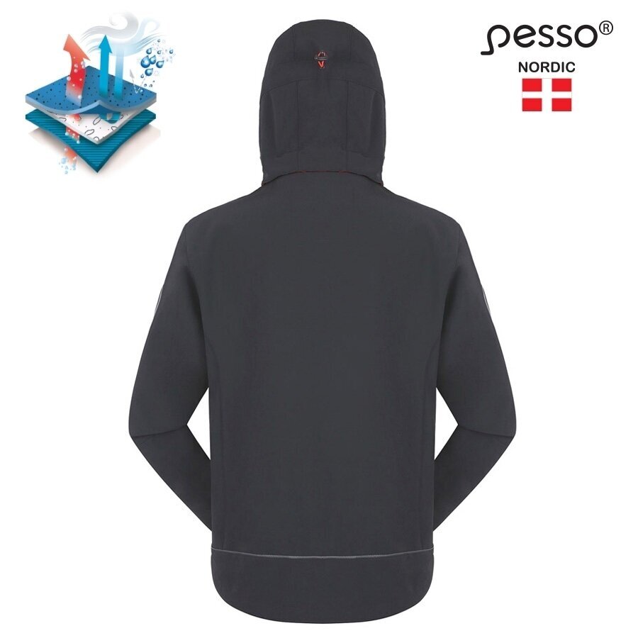 Softshell striukė Pesso Acropolis, pilka 3 Softshell striukė Pesso Acropolis, pilka 3