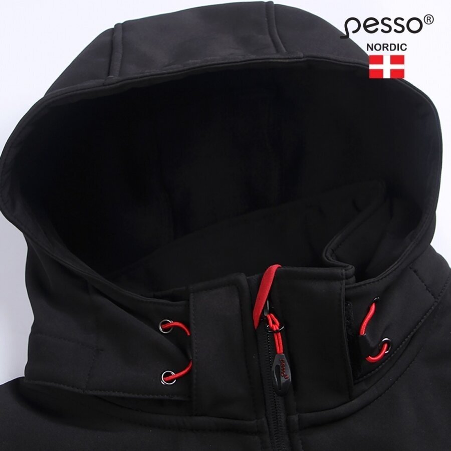 Softshell jaka Pesso Atlanta, melna 3 Softshell jaka Pesso Atlanta, melna 3