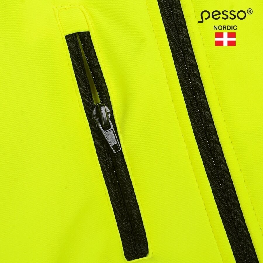 Softshell jaka Pesso PALERMO HI-VIS, labi redzama dzeltena 5
