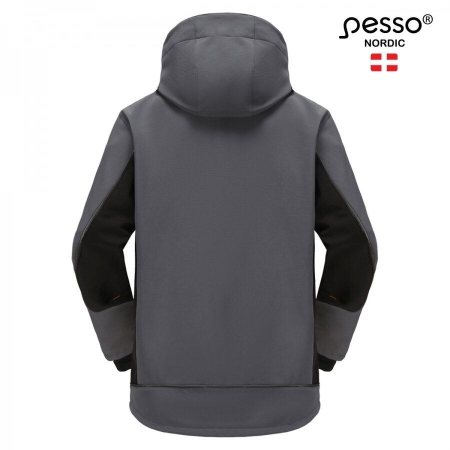 Softshell demisezoninė striukė Pesso Orion su TPU membrana, pilka 1 Softshell demisezoninė striukė Pesso Orion su TPU membrana, pilka 1