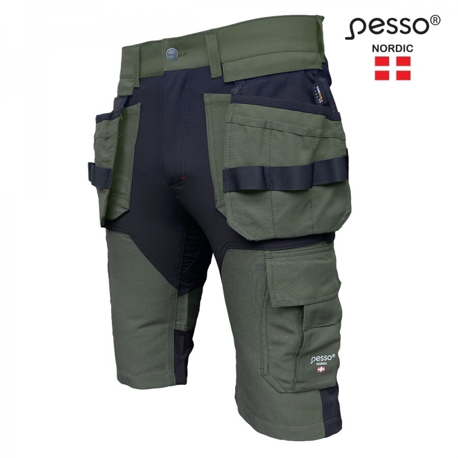 Šorti Pesso Titan Flexpro KB125Z, zaļi
