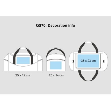 Sporta soma QS70 55 litri 2