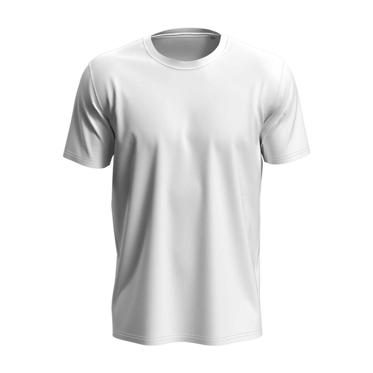 Stedman ST7000 universāls kokvilnas īsroku T-krekls, white 3