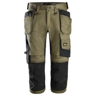 Stretch bikses ar iekarināmām kabatām AllroundWork SNICKERS WORKWEAR