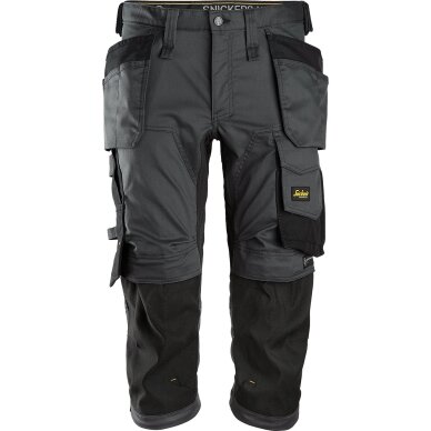 Stretch bikses ar iekarināmām kabatām AllroundWork SNICKERS WORKWEAR