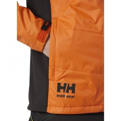 Striukė HELLY HANSEN Kensington Insulated Jacket, juoda/oranžinė 3 Striukė HELLY HANSEN Kensington Insulated Jacket, juoda/oranžinė 3