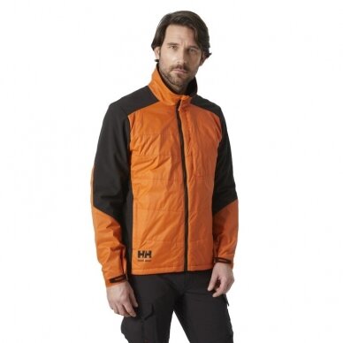 Striukė HELLY HANSEN Kensington Insulated Jacket, juoda/oranžinė 4 Striukė HELLY HANSEN Kensington Insulated Jacket, juoda/oranžinė 4