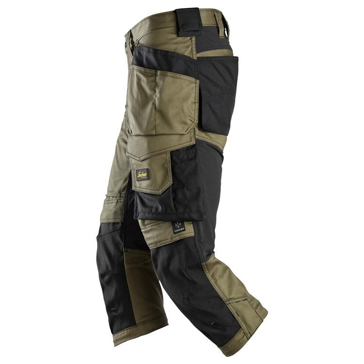 Stretch bikses ar iekarināmām kabatām AllroundWork SNICKERS WORKWEAR 2