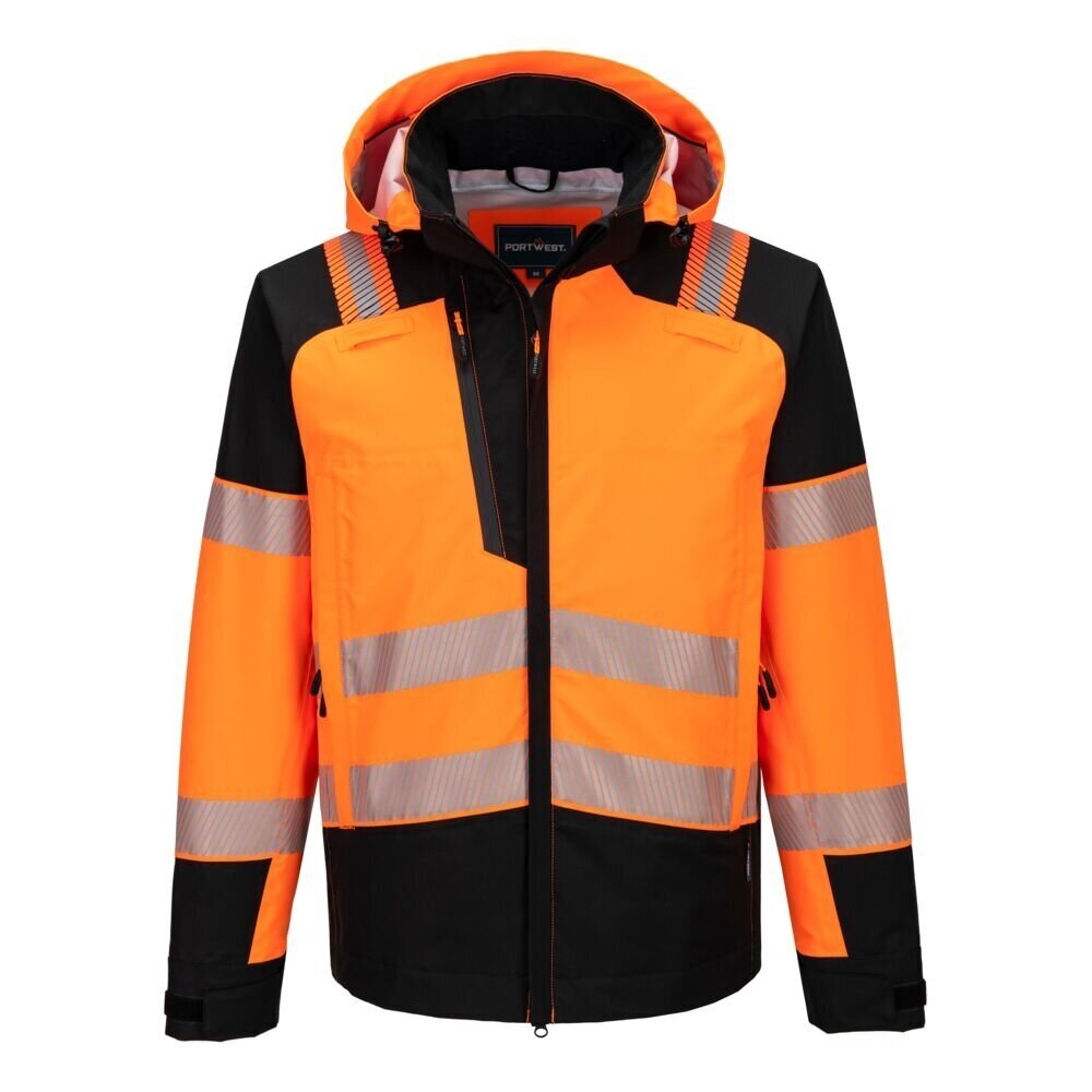 PORTWEST T166 augstas redzamības lietus jaka (3L) 14