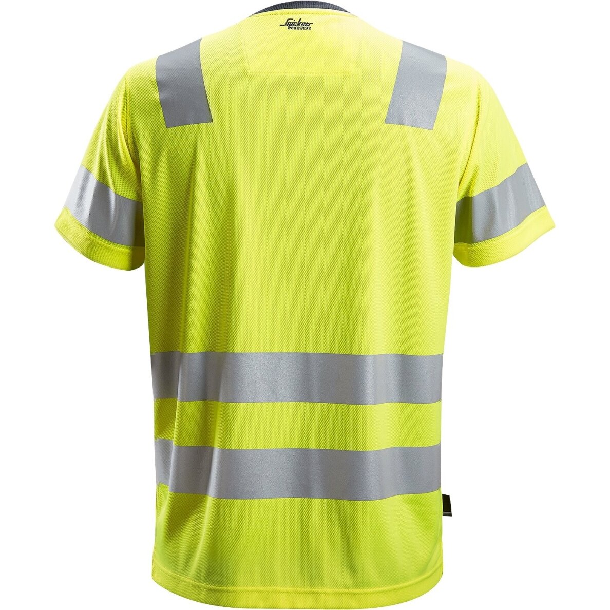 T-krekls AllroundWork Hi-Vis SNICKERS WORKWEAR, 2. klase (dzeltens) 1 T-krekls AllroundWork Hi-Vis SNICKERS WORKWEAR, 2. klase (dzeltens) 1