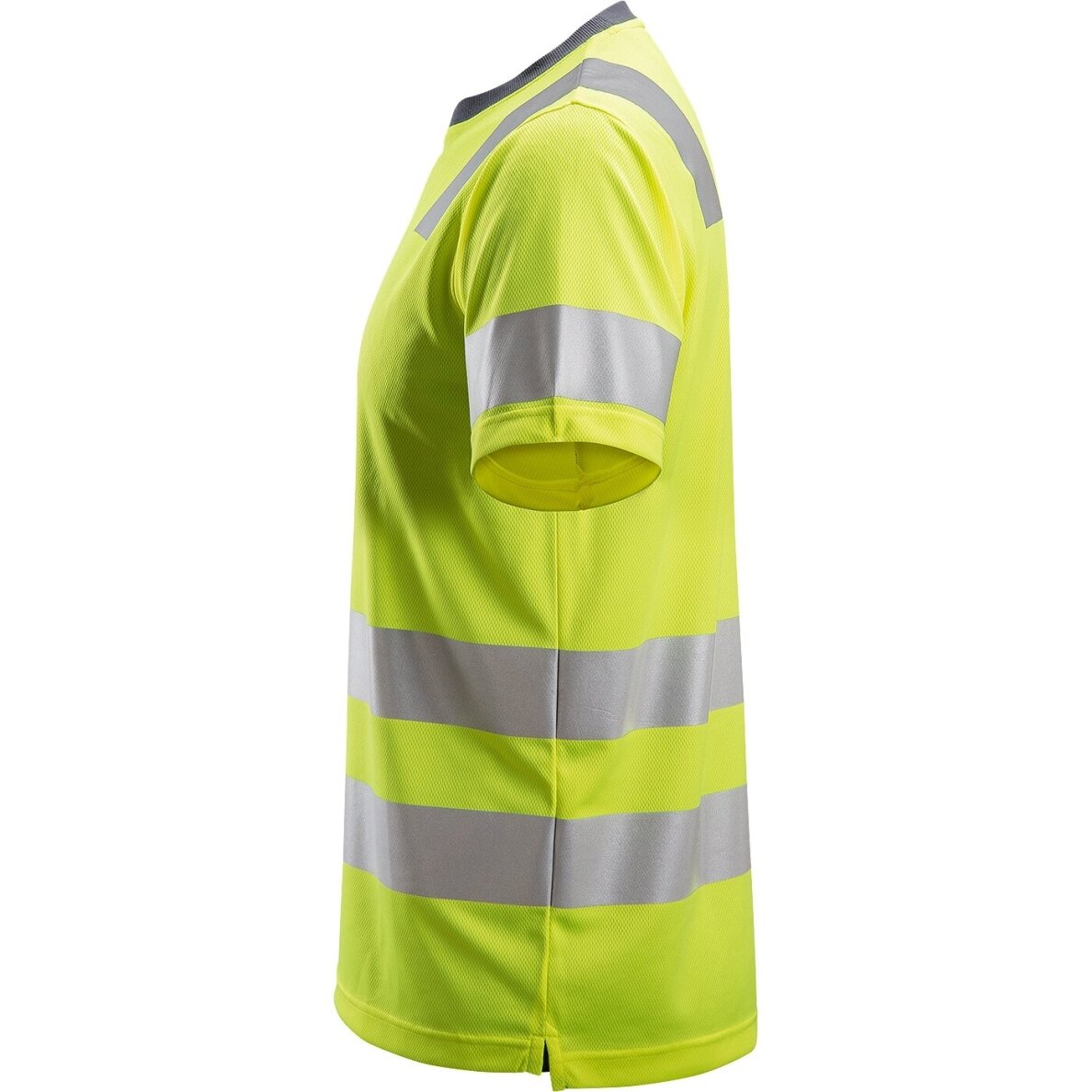 T-krekls AllroundWork Hi-Vis SNICKERS WORKWEAR, 2. klase (dzeltens) 3 T-krekls AllroundWork Hi-Vis SNICKERS WORKWEAR, 2. klase (dzeltens) 3