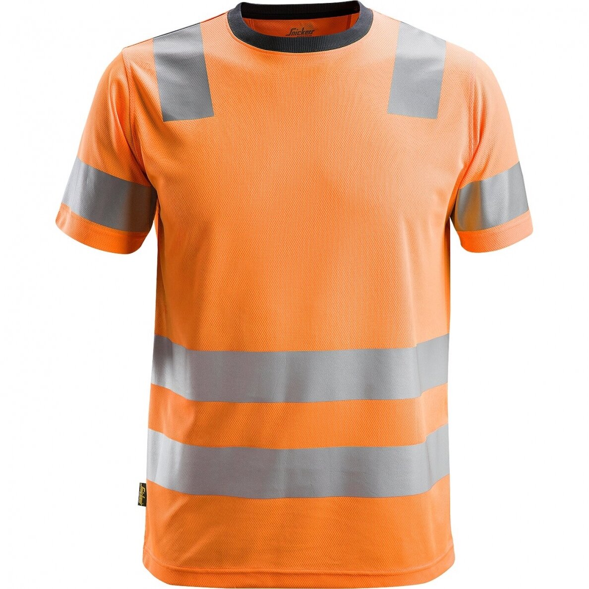 Marškinėliai AllroundWork Hi-Vis SNICKERS WORKWEAR, klasė 2 Marškinėliai AllroundWork Hi-Vis SNICKERS WORKWEAR, klasė 2