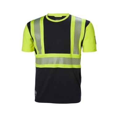T-krekls ar atstarojošiem elementiem HELLY HANSEN ICU, dzeltens/melns