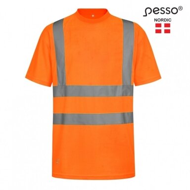 T-krekls PESSO HVMOR Hi-vis, oranžs