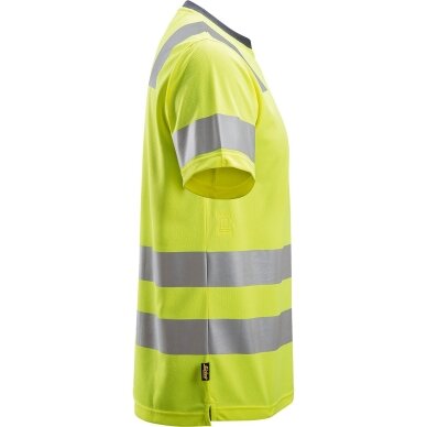 T-krekls AllroundWork Hi-Vis SNICKERS WORKWEAR, 2. klase (dzeltens) 2