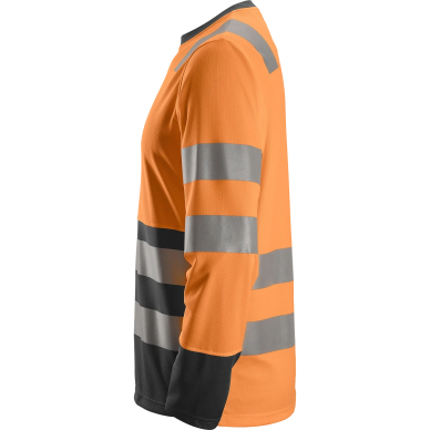 T-krekls ar garām piedurknēm AllroundWork Hi-Vis SNICKERS WORKWEAR, 2. klases oranžs 3 T-krekls ar garām piedurknēm AllroundWork Hi-Vis SNICKERS WORKWEAR, 2. klases oranžs 3