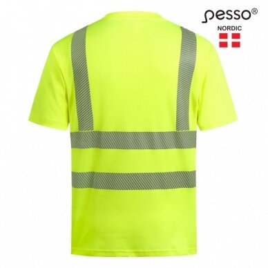T-krekls bez grumbām PESSO HVMCOT Hi-vis, dzeltens 1 T-krekls bez grumbām PESSO HVMCOT Hi-vis, dzeltens 1