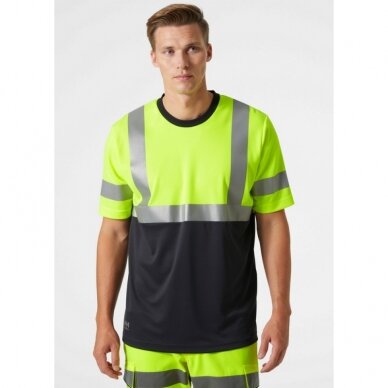 Marškinėliai HELLY HANSEN Addvis T-Shirt CL1, geltoni 4 Marškinėliai HELLY HANSEN Addvis T-Shirt CL1, geltoni 4